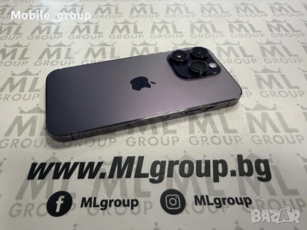 #MLgroup предлага iPhone 14 Pro 128GB Purple 87%, втора употреба, снимка 3 - Apple iPhone - 54214335