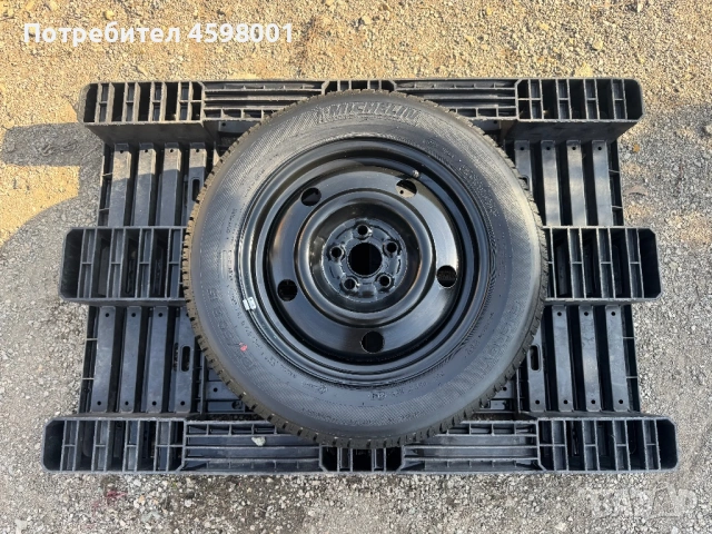 ЧИСТО НОВА Резервна гума Michelin+Джанта 15цола 5x100 за Subaru Legacy,Impreza, снимка 4 - Гуми и джанти - 53896115