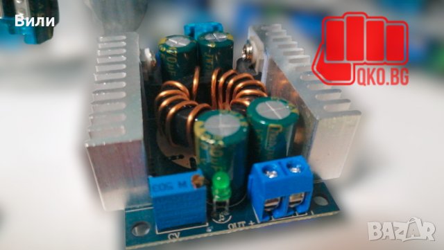  Dc-dc Led Boost-step up драйер 12-35v/150w/8a Mosfet , снимка 4 - Друга електроника - 37564327