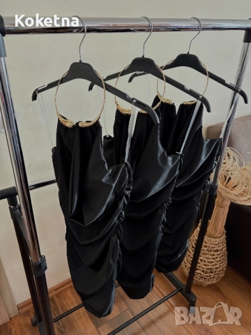 Елегантна рокля в черен цвят