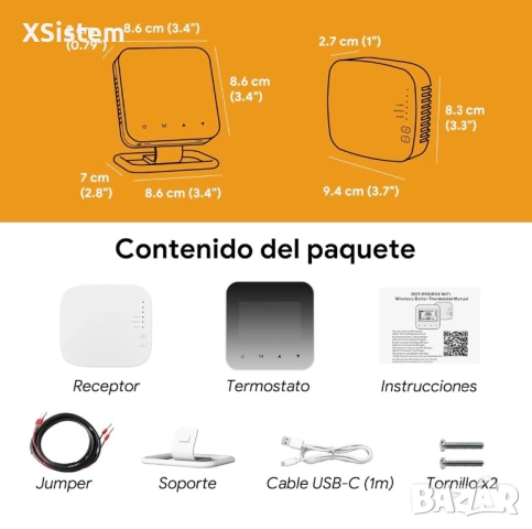 Безжичен WiFi термостат, снимка 2 - Радиатори - 53878923