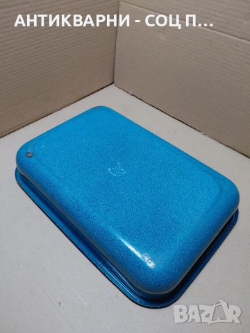 Соц Стара Емалйрана Тава. НОМЕР 218., снимка 8 - Антикварни и старинни предмети - 54347573