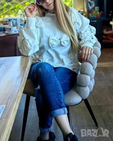 блуза с панделка 