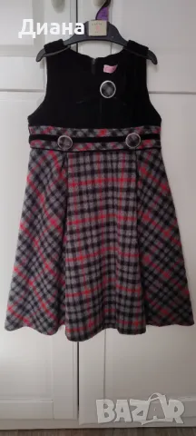 Официална детска коледна рокля, размер 7 г