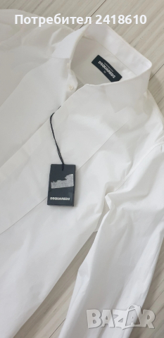 DQUARED2 Cotton Made In Italy Mens Size 50 / L НОВО ! ОРИГИНАЛ! Мъжка Риза!, снимка 14 - Ризи - 53797478