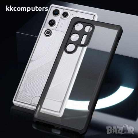 XUNDD Прозрачен Калъф за ZTE nubia RedMagic 11 Air 5G - TPU+Акрил, Airbag, 0.8mm защита, Черен, снимка 4 - Калъфи, кейсове - 53945038