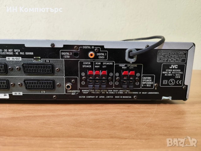 Продавам 5.1 ресийвър JVC RX-EX112RSL, снимка 10 - Ресийвъри, усилватели, смесителни пултове - 54109513