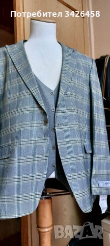 Мъжки костюм голям размер, снимка 6 - Костюми - 51615874
