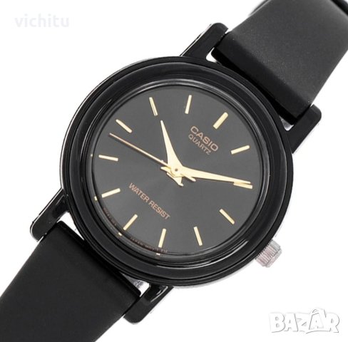 Страхотен нов Casio спортен дамски часовник с черна силиконова каишка., снимка 3 - Дамски - 42540084