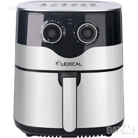 Фритюрник с горещ въздух Lexical Airfryer LAF-3004 , 8L, 1800W, инокс, снимка 2 - Фритюрници - 53036217