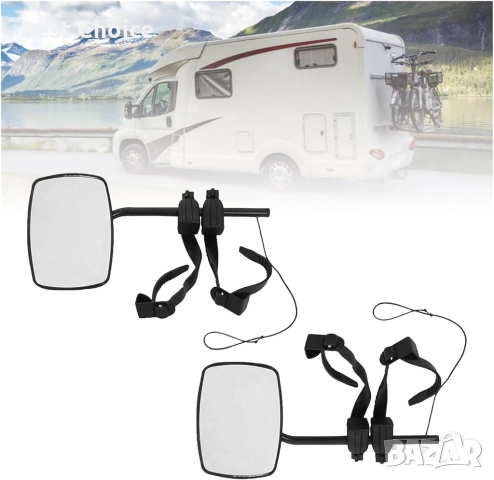 Универсални огледала за каравани Sunshine smile, 2 броя - Удължители, снимка 2 - Аксесоари и консумативи - 52508500