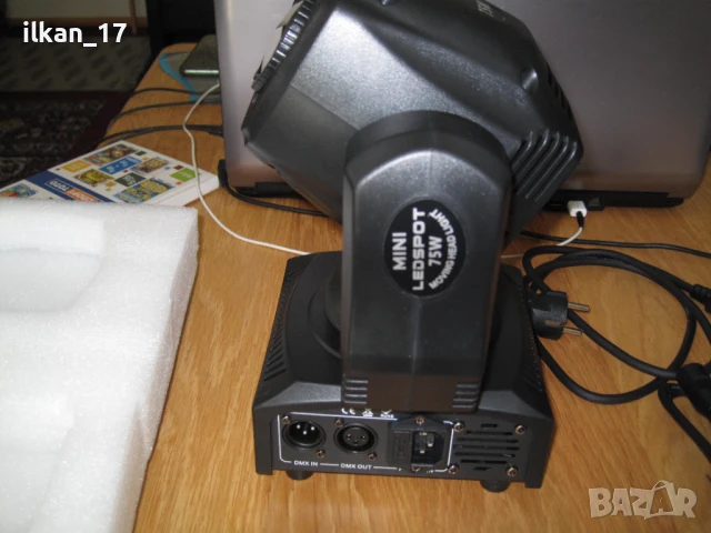 DJ прожектор LED.с движеща се глава Movin Head Beam+Spot 75W НОВО! Внос Германия!, снимка 3 - Други - 50503429