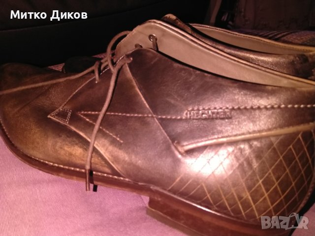 Daniel Hechter Франция пръскани обувки естествена кожа размер №44 стелка 28см, снимка 6 - Официални обувки - 38428362