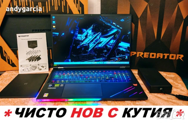 NVidia RTX 5080 16GB/Intel Ultra 9 275HX/32GB RAM/1TB SSD/18 Mini LED 250hz/Acer Predator Helios AI