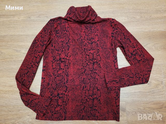 Червено поло , снимка 3 - Блузи с дълъг ръкав и пуловери - 42859534