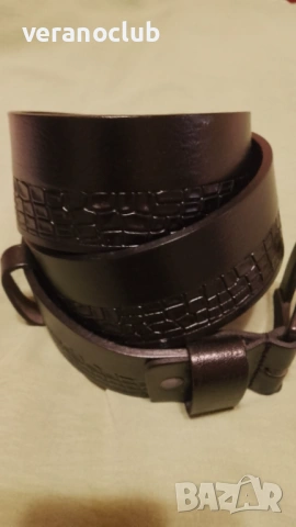 Колан Естествена кожа 110 см, снимка 3 - Колани - 53171160