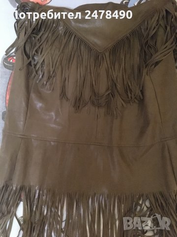 Кожен елек, снимка 2 - Елеци - 30398543