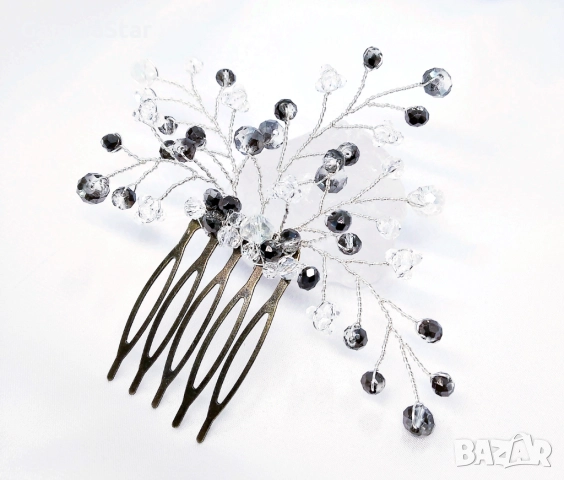 Украса за коса с кристали/ Бижута за коса/ Аксесоари за коса, снимка 5 - Аксесоари за коса - 46574048