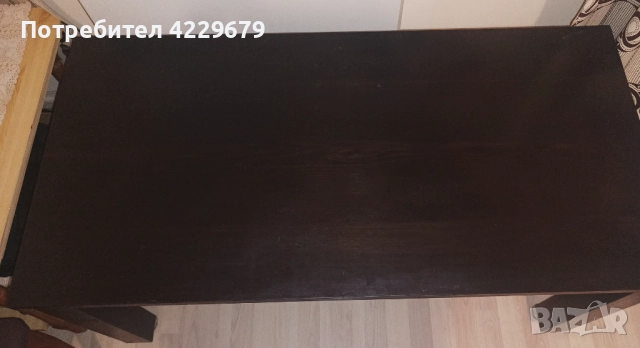 ПРОДАВАМ МАСИВНА ХОЛНА МАСА С КОЛЕЛЦА, снимка 4 - Маси - 52258583