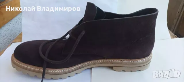 Обувки мъжки Bally оригинални нови естествена кожа велур 44-45 номер, снимка 5 - Ежедневни обувки - 47858496