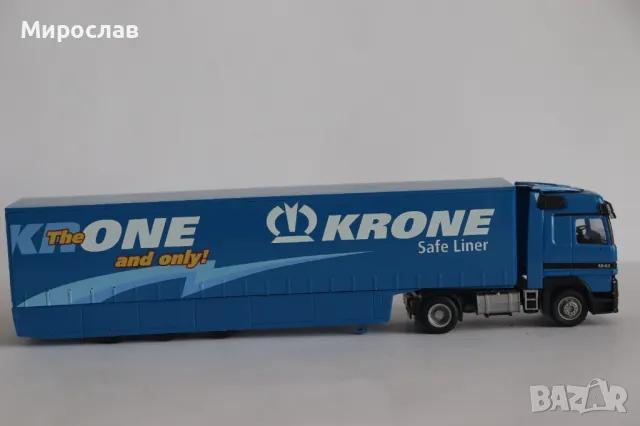 AMW 1:87 H0 MERCEDES BENZ ACTROS КАМИОН TIR МОДЕЛ ВЛЕКАЧ, снимка 5 - Колекции - 49391795