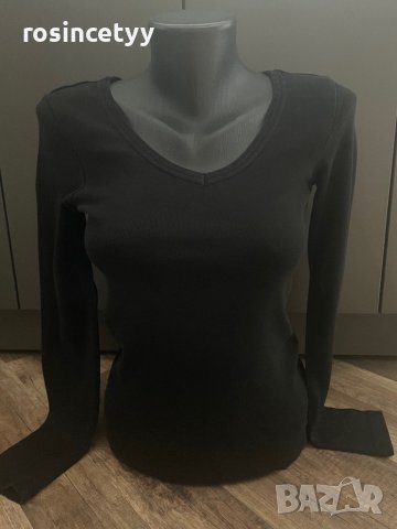 Тънка черна , снимка 1 - Блузи с дълъг ръкав и пуловери - 37417136