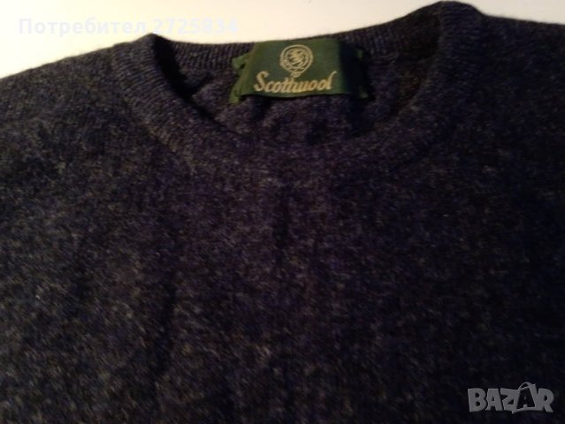 Блуза с къс ръкав от 100% шотландска вълна, снимка 4 - Блузи с дълъг ръкав и пуловери - 29292210