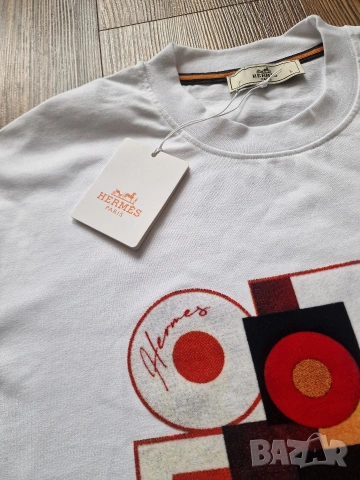 Страхотна мъжка тениска HERMES размер S M L XL 2XL , снимка 4 - Тениски - 53212819