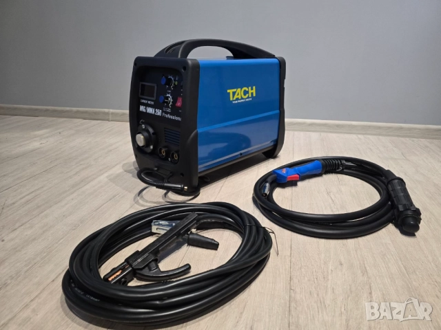 КОМЛЕКТ 250А МАХ Телоподаващо + Електрожен Инверторно С ЕВРОБУКСА с дисплей, снимка 2 - Други машини и части - 52550223