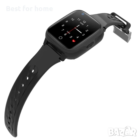 Детски Смарт часовник NUBKI D31, 4G, GPS+LBS+Wi-Fi+AGPS Tracking, Крачкомер, Мониторинг на съня, Чер, снимка 3 - Смарт гривни - 54268647