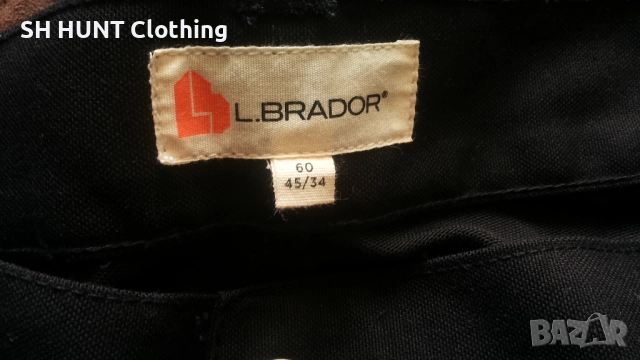 L.Brador Stretch Work Shorts размер 4-5XL еластични къси работни панталони под коляното W4-373, снимка 15 - Панталони - 52075568