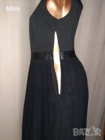 Н&М  42 Черна рокля солей с гол гръб , снимка 7 - Рокли - 40673746