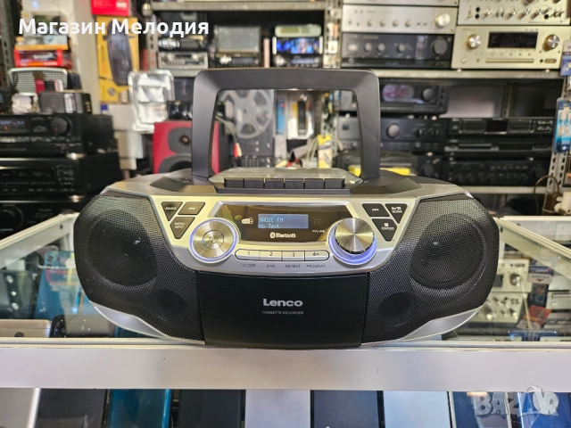 Радиокасетофон Lenco SCD-720SI Има радио, диск, касета, bluetooth и aux. DAB+ mp3 Работи отлично., снимка 6 - Радиокасетофони, транзистори - 52810724