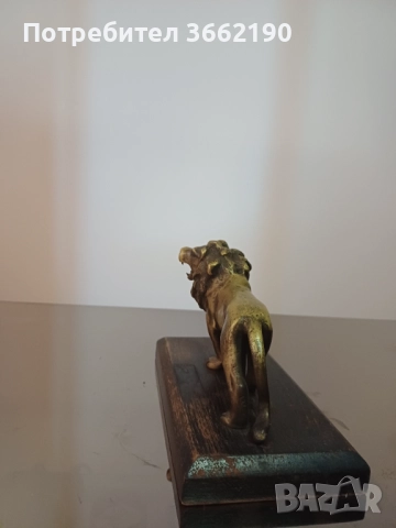 Бронзов лъв , снимка 5 - Статуетки - 52515077