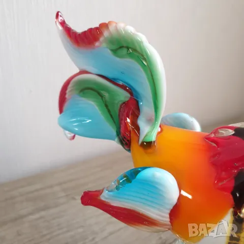 Петел от муранско стъкло, снимка 8 - Антикварни и старинни предмети - 49239221