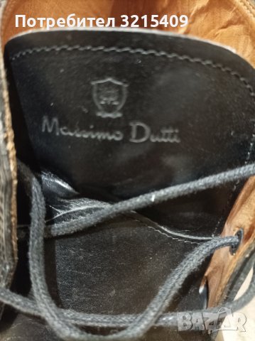 Massimo dutti мъжки боти, обувки естествена кожа 41 номер , снимка 7 - Мъжки боти - 39189506
