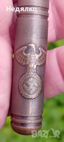 Стара лупа,Carl Zeiss Jena,1944г,бронз, снимка 5 - Антикварни и старинни предмети - 51780200