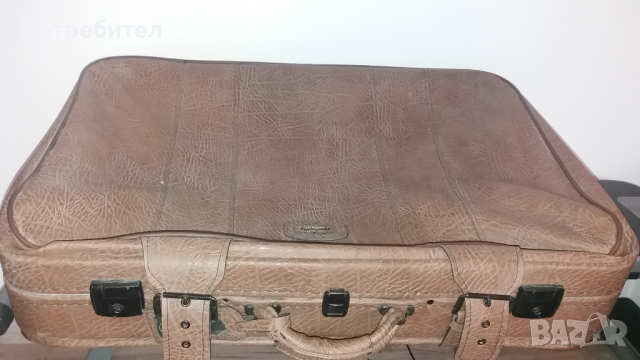 Ретро кожен куфар, снимка 9 - Куфари - 44760449
