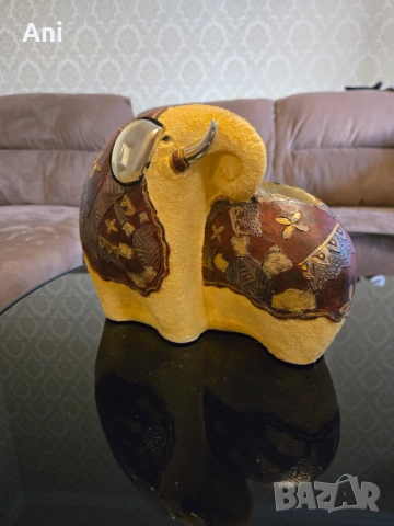 Преплетени слончета ваза , снимка 4 - Вази - 51545911