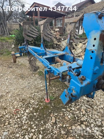 Продава се плуг RAABE 4+1 почти нов с нон стоп защита., снимка 6 - Селскостопанска техника - 53904551