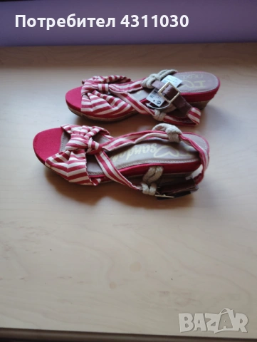 Нови сандали от плат Next , снимка 4 - Детски сандали и чехли - 53408890