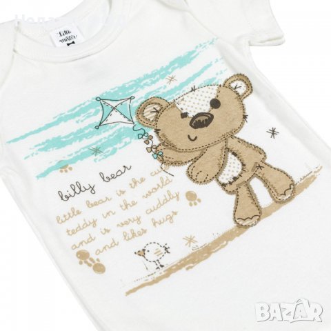 Памучно бебешко боди, Teddy Bears, 12- 18 м, Многоцветно, снимка 3 - Други - 39708497