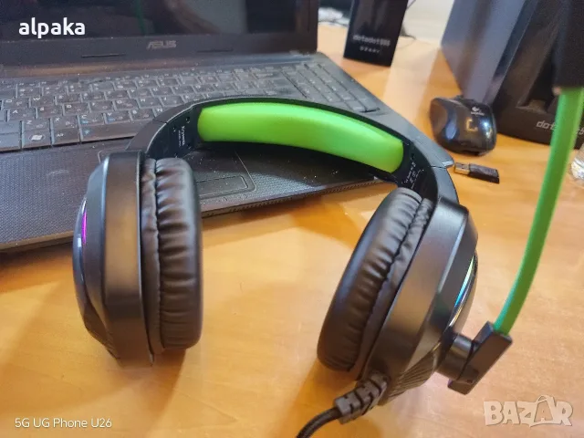 Геймърски слушалки с микрофон Krysenix PG1 RGB (за PC, PS4/PS5, Xbox, Switch), снимка 2 - Слушалки за компютър - 55891267