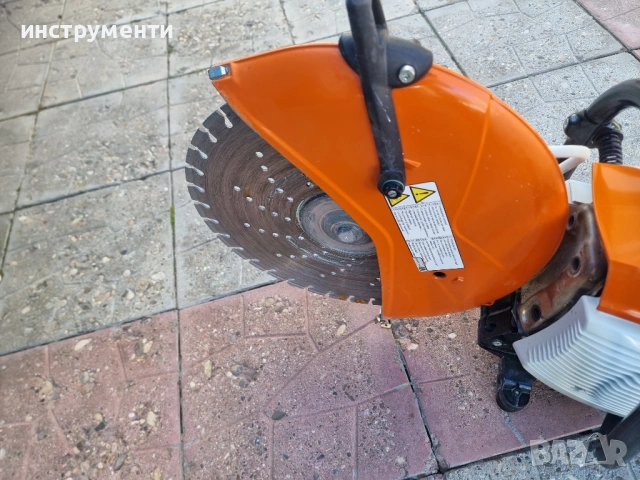 Stihl TS 420 - ръчен бензинов фугорез ф300/ф350, снимка 6 - Ъглошлайфи - 54172793
