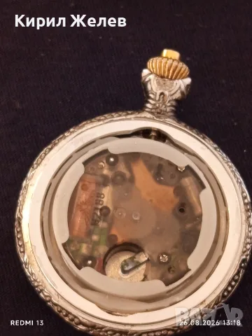 Джобен часовник Louis Delon quartz Japan movt за КОЛЕКЦИОНЕРИ 51551, снимка 6 - Джобни - 55816388