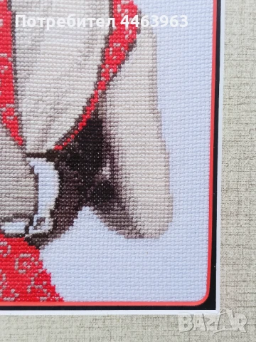 гоблен ,,Флирт ", 30/30 см, снимка 9 - Гоблени - 50851784