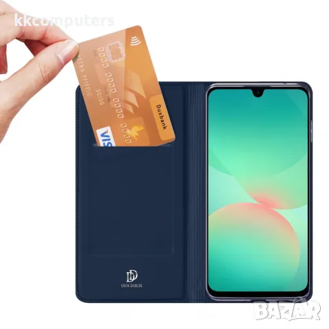 DUX DUCIS Skin Pro Series за Samsung Galaxy A27 5G Кожен Калъф със Стойка, Слот за Карта и Скрийн Пр, снимка 4 - Калъфи, кейсове - 55842055