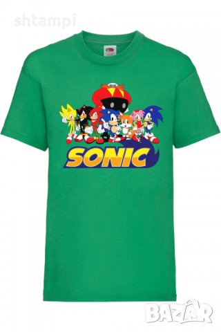 Детска тениска Sonic and friends 002,Соник,Игра,Изненада,Подарък,Празник,Повод, снимка 6 - Детски тениски и потници - 37434989