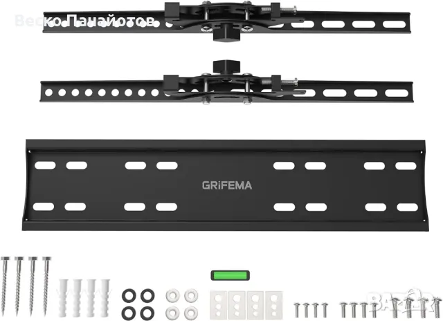 Стенна скоба за телевизор GRIFEMA GB1004-2 за 26-65 инча, наклонена и универсална скоба за телевизор, снимка 5 - Телевизори - 49466524