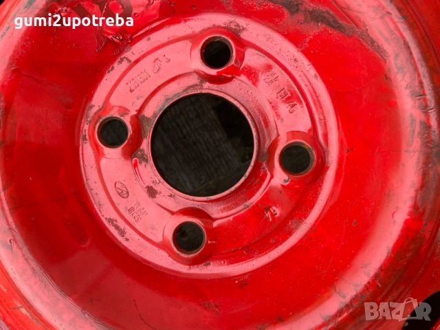 15 резервна джанта патерица 4х100 Hyundai I20 Kia Rio Toyota Aygo 115/70/15, снимка 4 - Гуми и джанти - 53236068
